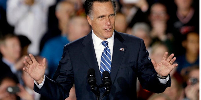 Nov. 2, 2012: Republican presidential nominee Mitt Romney at Wisconsin Products Pavilion at State Fair Park.