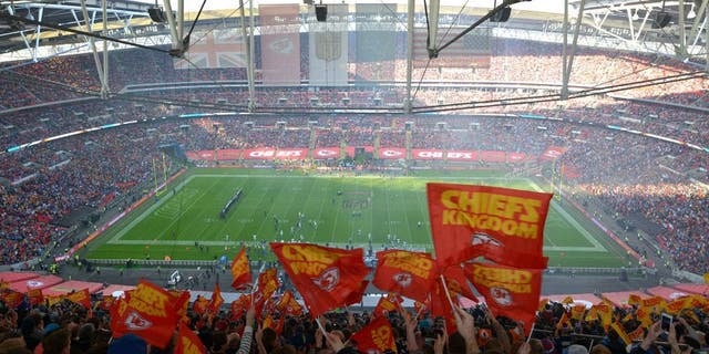 Nov 1, 2015; London, United Kingdom; General view of game 14 of the NFL International Series between the Detroit Lions and the Kansas City Chiefs at Wembley Stadium. Mandatory Credit: Kirby Lee-USA TODAY Sports