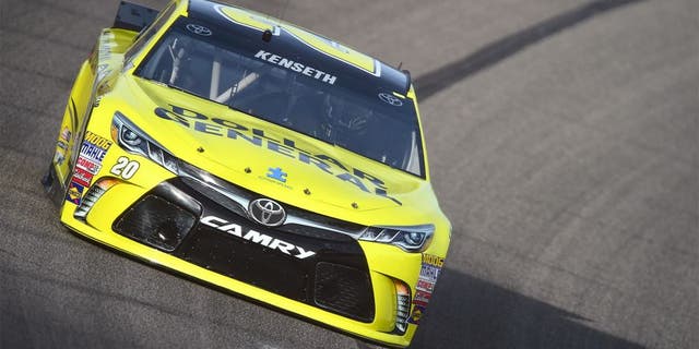 Matt Kenseth, driver of the #20 Dollar General Toyota, drives during qualifying for the NASCAR Sprint Cup Series Duck Commander 500 at Texas Motor Speedway on April 10, 2015 in Fort Worth, Texas.