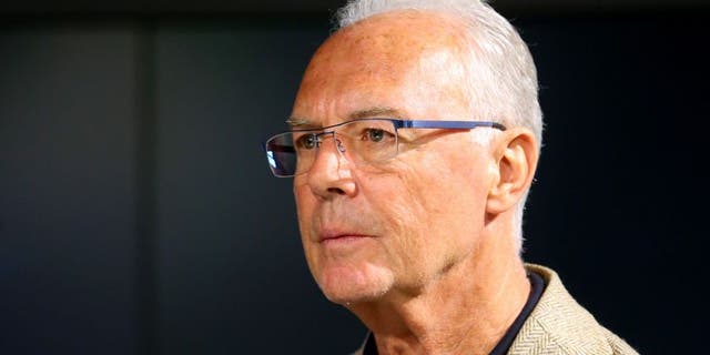 MUNICH, GERMANY - MAY 09: Franz Beckenbauer, Honorary President of FC Bayern Muenchen attends the opening of the special exhibition 'Kaiser. Kalle. Bomber.' at FCB Erlebniswelt museum on May 9, 2015 in Munich, Germany. (Photo by Alexander Hassenstein/Bongarts/Getty Images)