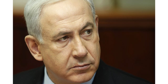 Nov. 4, 2012: Israeli Prime Minister Benjamin Netanyahu attends a weekly cabinet meeting in Jerusalem.