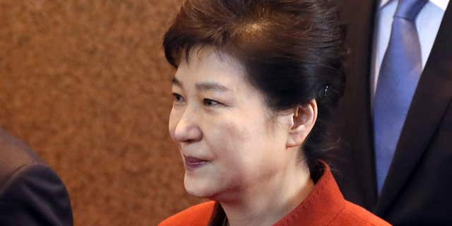 Nov. 8, 2016: South Korean President Park Geun-hye arrives to meets with National Assembly Speaker Chung Sye-kyun at the National Assembly in Seoul, South Korea.
