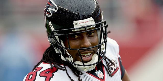 SANTA CLARA, CA - NOVEMBER 08: Roddy White #84 of the Atlanta Falcons looks on during pregame prior to playing the San Francisco 49ers in an NFL football game at Levi's Stadium on November 8, 2015 in Santa Clara, California. (Photo by Thearon W. Henderson/Getty Images)
