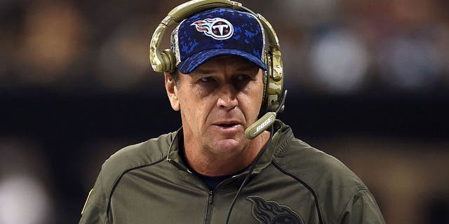 NEW ORLEANS, LA - NOVEMBER 08: Head coach Mike Mularkey of the Tennessee Titans watches action during a game against the New Orleans Saints at the Mercedes-Benz Superdome on November 8, 2015 in New Orleans, Louisiana. (Photo by Stacy Revere/Getty Images)