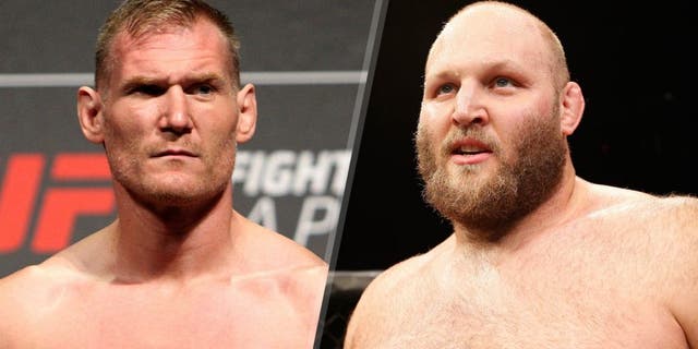 Josh Barnett during the UFC weigh-in at the Saitama Super Arena on September 25, 2015 in Saitama, Japan. (Photo by Mitch Viquez/Zuffa LLC/Zuffa LLC via Getty Images) Ben Rothwell celebrates after defeating Alistair Overeem in their heavyweight bout during the UFC Fight Night event at Foxwoods Resort Casino on September 5, 2014 in Mashantucket, Connecticut. (Photo by Josh Hedges/Zuffa LLC/Zuffa LLC via Getty Images)