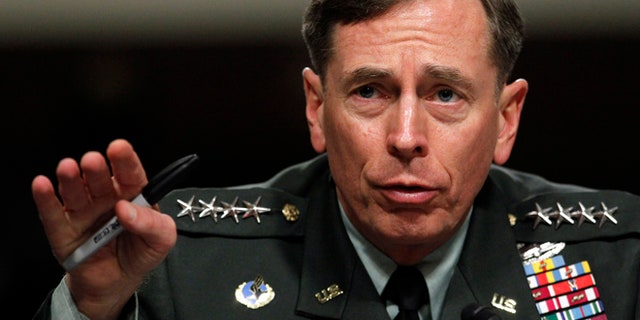June 29, 2012: Gen. David Petraeus testifies before the Senate Armed Services Committee on Capitol Hill in Washington.