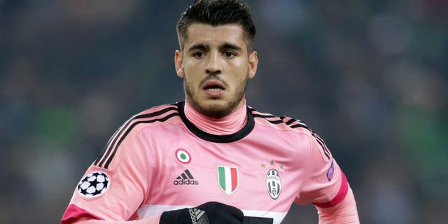 Alvaro Morata of Juventus during the UEFA Champions League group D match between Borussia Mönchengladbach and Juventus Turin on November 03, 2015 at Borussia-Park in Monchengladbach, Germany.(Photo by VI Images via Getty Images)