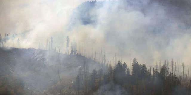 The fire closed the Slough Creek Campground in northeast Yellowstone National Park.