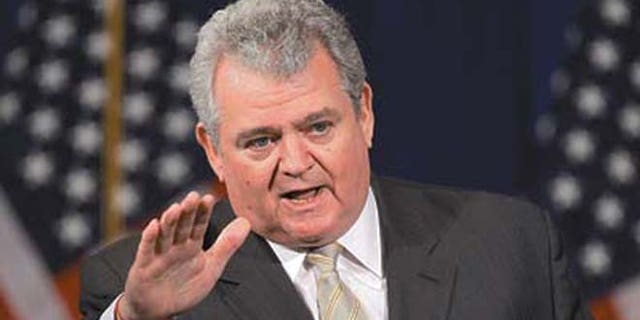 Rep. Robert Brady, D-Pa. is seen during a Democratic National Committee event Thursday, June 30, 2011, in Philadelphia. (AP Photo/Matt Rourke)