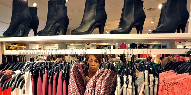 Sept. 6, 2012: A woman shops at The Avenues Mall in Jacksonville, Fla.