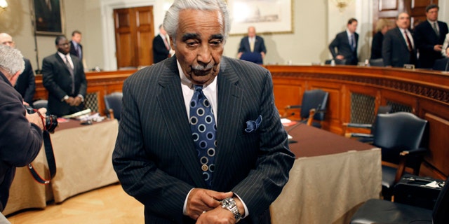 Nov. 18: Rep. Charles Rangel, D, N.Y., leaves after the House ethics committee recommended that he be censured and pay any unpaid taxes for financial and fundraising misconduct on Capitol Hill in Washington.