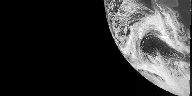 This image provided by NASA shows the southernmost tip of South America and a little bit of the Antarctic, taken from the Juno spacecraft during a flyby of Earth, Wednesday Oct. 9, 2013.