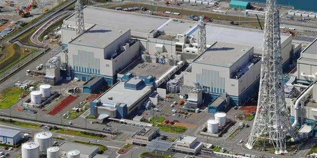 This Sept. 30, 2017 aerial photo shows the reactors of No. 6, right, and No. 7, left, at Kashiwazaki-Kariwa nuclear power plant, Niigata prefecture.