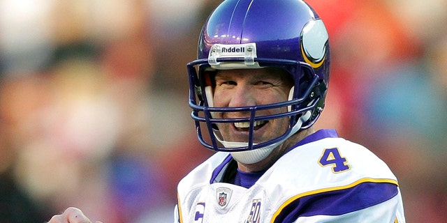 Brett Favre nearly got the Vikings back to the Super Bowl. (AP Photo/Pablo Martinez Monsivais)