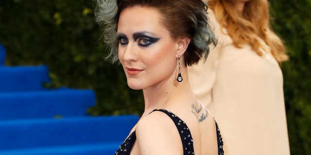 The "Westworld" star at the 2017 Met Gala.
