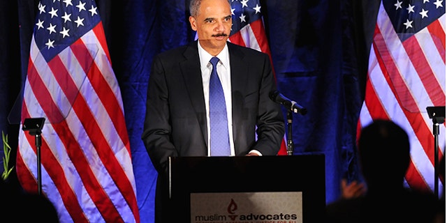 Dec. 10: Attorney General Eric Holder speaks at the Muslim Advocates annual dinner in Millbrae, Calif.