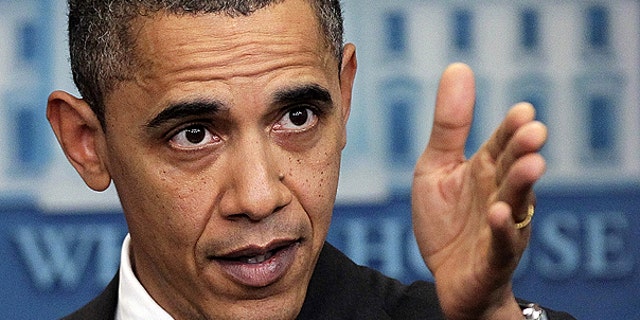 In this Dec. 7, 2010, file photo President Barack Obama speaks at a White House news conference in Washington.