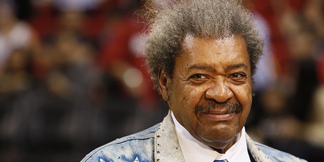 Nov. 22: boxing promoter Don King is shown before an NBA basketball game between the Miami Heat and the Indiana Pacers in Miami.