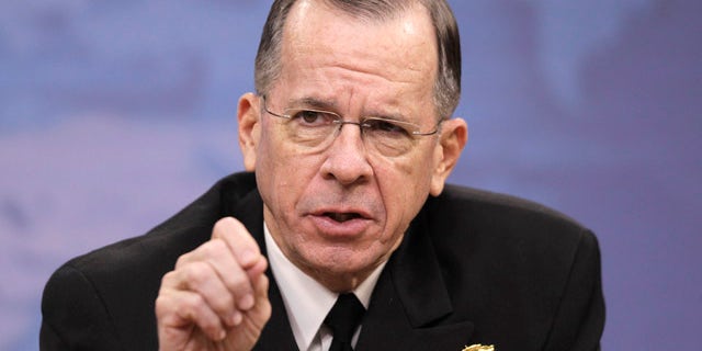 Nov. 30: Joint Chiefs Chairman Adm. Mike Mullen speaks to reporters on gays in the military at the Pentagon.