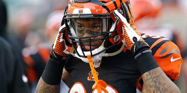 Dec 7, 2014; Cincinnati, OH, USA; Cincinnati Bengals running back Jeremy Hill (32) looks on from the sidelines in the second half against the Pittsburgh Steelers at Paul Brown Stadium. The Steelers won 42-21. Mandatory Credit: Aaron Doster-USA TODAY Sports