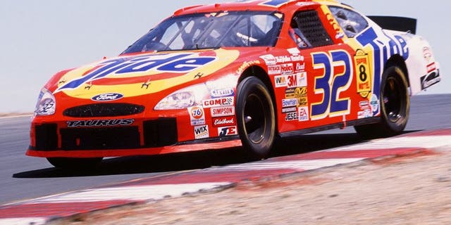 USA - JUNE 23: Ricky Craven drives during the Dodge SaveMart 350 on June 23, 2002. (Photo by Sporting News via Getty Images)