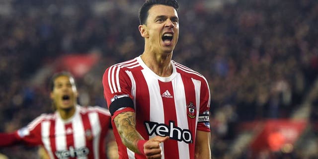 Football Soccer - Southampton v Arsenal - Barclays Premier League - St Mary's Stadium - 26/12/15 Jose Fonte celebrates after scoring the third goal for Southampton Action Images via Reuters / Alan Walter Livepic EDITORIAL USE ONLY. No use with unauthorized audio, video, data, fixture lists, club/league logos or "live" services. Online in-match use limited to 45 images, no video emulation. No use in betting, games or single club/league/player publications. Please contact your account representative for further details.