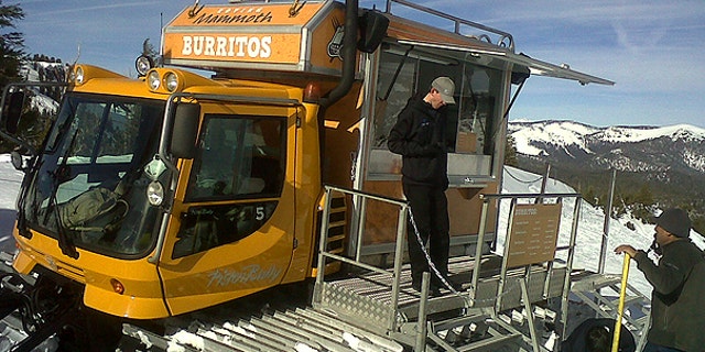 Southern California's Mammouth Mountain ski area converted an old snow-cat named Igor to serve up tacos to hungry visitors.