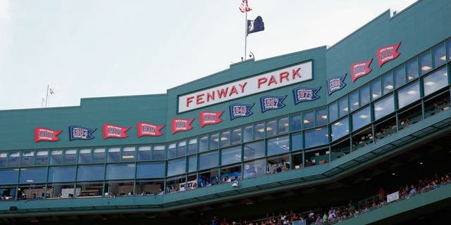 BOSTON, MA - JUNE 29: General view of the press box during the game between the Toronto Blue Jays and Boston Red Sox at Fenway Park on June 29, 2013 in Boston, Massachusetts. The Blue Jays won 6-2. (Photo by Joe Robbins/Getty Images)