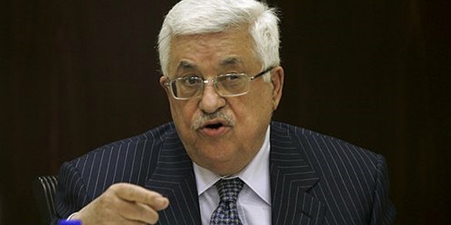 Dec. 13: Palestinian President Mahmoud Abbas gestures as he speaks during a meeting of Fatah's executive committee in the West Bank city of Ramallah.