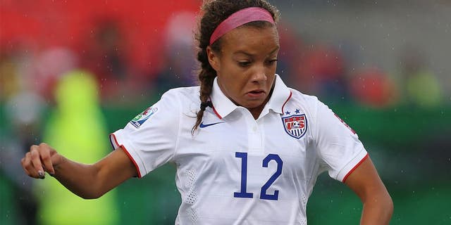 TORONTO, ON - AUGUST 16: Mallory Pugh of the United States in action during the FIFA U-20 Women's World Cup Canada 2014 Quarter Final match between Korea DPR and the United States at the National Soccer Stadium on August 16, 2014 in Toronto, Ontario, Canada. (Photo by Vaughn Ridley/Getty Images)