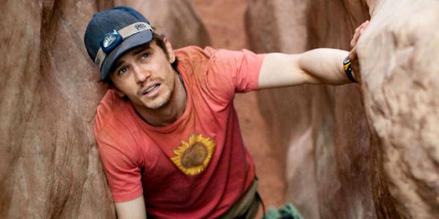 In this publicity image, James Franco is shown in a scene from "127 Hours," a film which earned him an Oscar nod. The actor will pursue a PhD from the University of Houston.