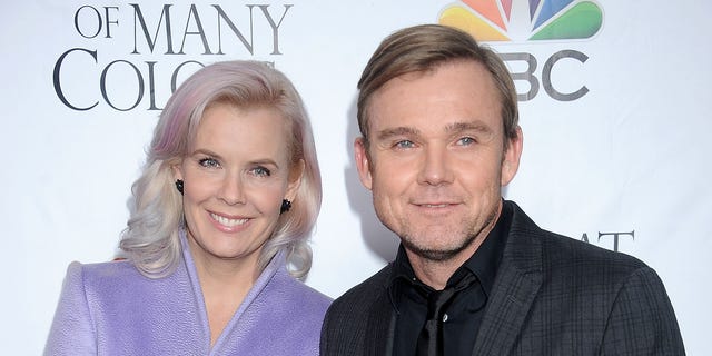 HOLLYWOOD, CA - DECEMBER 02: Actor Ricky Schroder and wife Andrea Bernard Schroder arrive at the premiere of Warner Bros. Television's "Dolly Parton's Coat Of Many Colors" at the Egyptian Theatre on December 2, 2015 in Hollywood, California.  (Photo by Gregg DeGuire/WireImage)