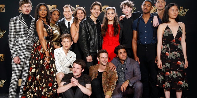 FILE -- Cast of "13 Reasons Why".