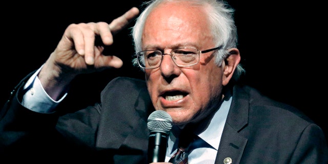 U.S. Sen. Bernie Sanders, I-Vt, seen in an undated photo, traveled to California on Saturday in support of wage increases for workers.