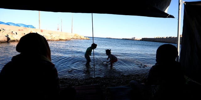 Humanitarian groups have expressed concern for squalid conditions at refugee camps on Greek islands.