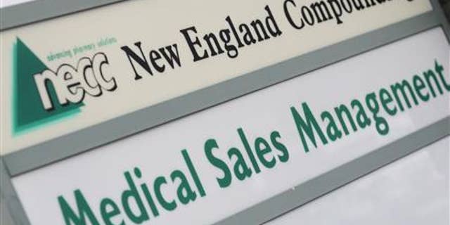 A sign for the New England Compounding Center (NECC),the pharmacy that produced the contaminated steroid suspected in a meningitis outbreak