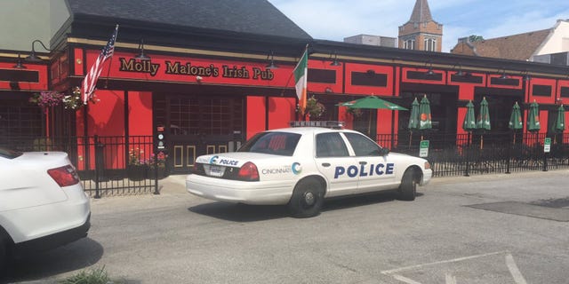 The shooting took place outside a bar in the Over-the-Rhine neighborhood at around 1:45 a.m.