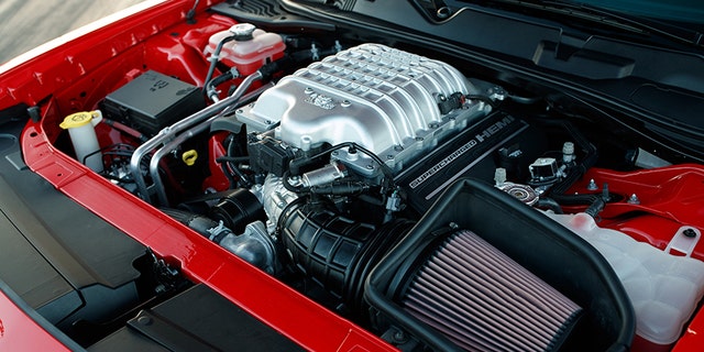 The Demon's 6.2-liter engine has 62 percent different parts than the Hellcat's.
