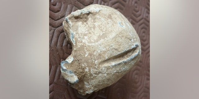 Found at the site of the Battle of Northampton, this lead ball is thought to be the oldest surviving cannonball in England.