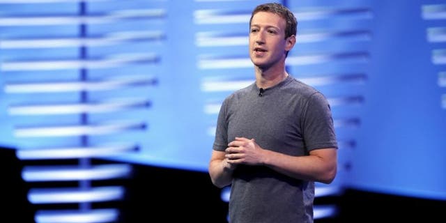 File photo - Facebook CEO Mark Zuckerberg speaks on stage during the Facebook F8 conference in San Francisco, California April 12, 2016.