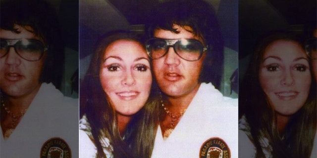Linda Thompson with her late ex-boyfriend Elvis Presley.