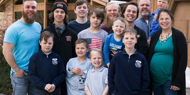 The Schwandts, who are high school sweethearts, did not find out the gender of their youngest son ahead of his birth.