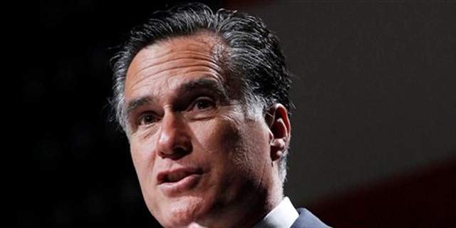 FILE:  June 21, 2012: Then-GOP presidential candidate Mitt Romney speak in Orlando, Fla.