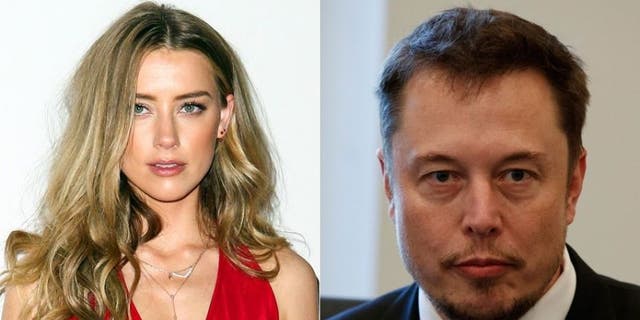 A photo combination of Amber Heard and Elon Musk, who were romantically linked from 2016-18.