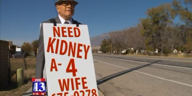 Wayne Winters' wife was finally matched with a kidney donor.