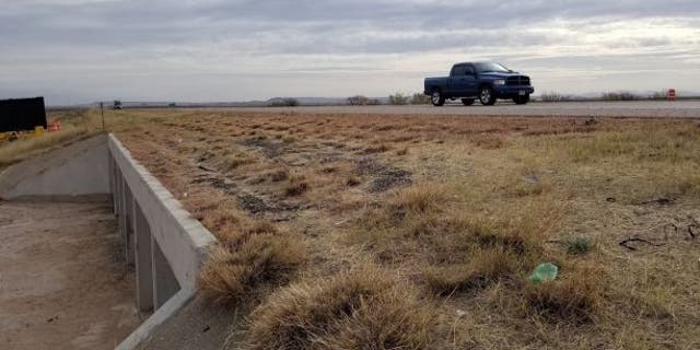 Border Patrol agent Rogelio Martinez and his partner were found in this culvert in November. Martinez died from his injuries. (Brandon Judd/NBPC)