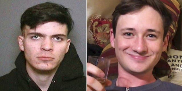 Blaze Bernstein, right, was reportedly stabbed at least 20 times before he was found dead in a California park on Jan. 9. Sam Woodward, left, was arrested as a suspect in his death.