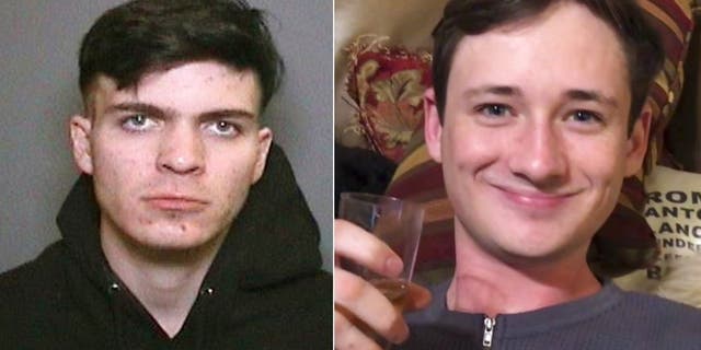 Blaze Bernstein, right, was reportedly stabbed at least 20 times before he was found dead in a California park on Jan. 9. Sam Woodward, left, was arrested as a suspect in his death.