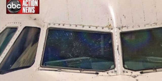A JetBlue plane made an emergency landing in Fort Lauderdale, Fla. after the cockpit window cracked.