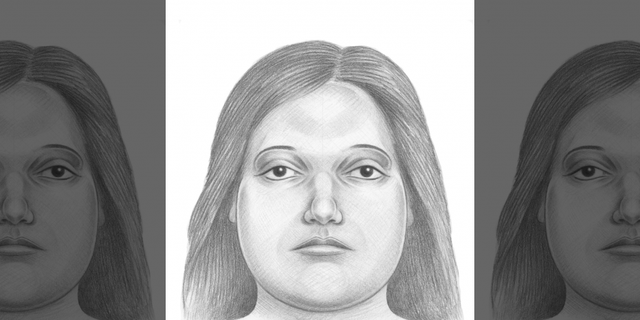Police released a sketch after the first set of remains in plastic bags were located last Friday.